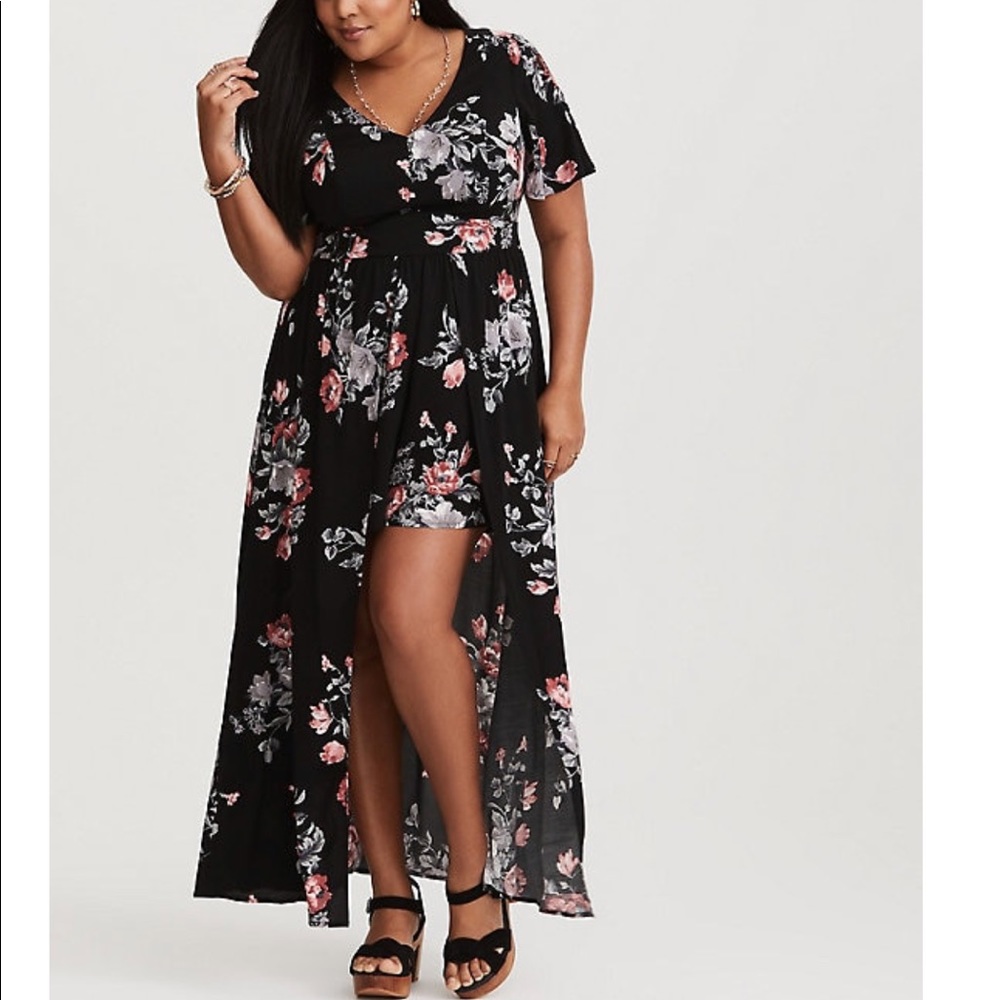 COPY - Torrid overskirt romper